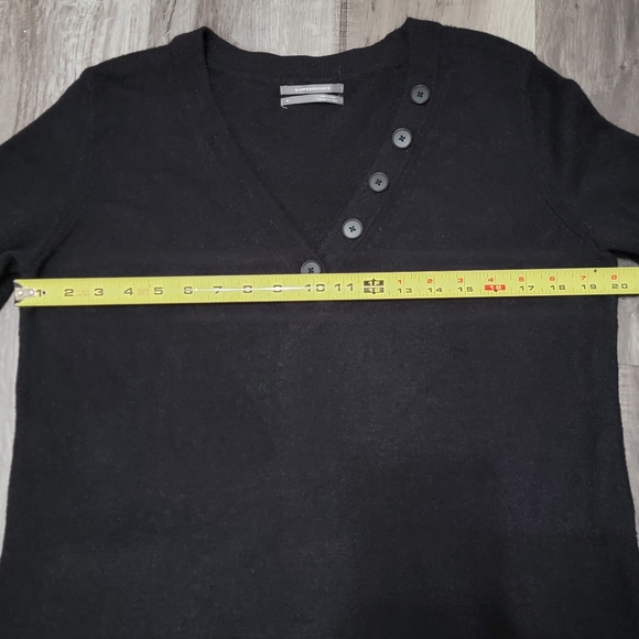 Anthropologie Black V-Neck Sweater - Picture 7 of 10